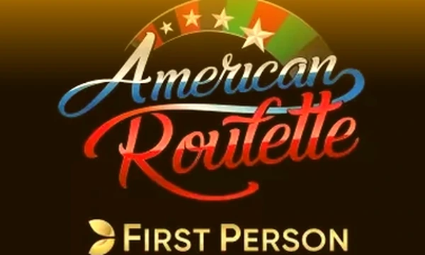 American Roulette First Person Evolution card with the red, green and gold title plate, saffron tint